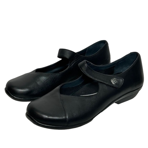 Dansko Black Mary Jane Clogs - Picture 1 of 16